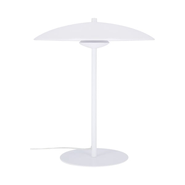 Fehér LED asztali lámpa fém búrával (magasság 41 cm) Lund – Candellux Lighting