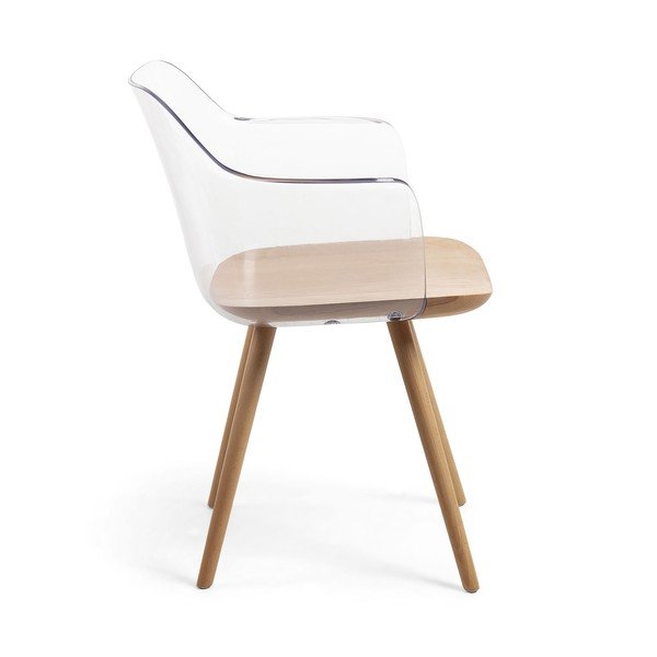 Klam fotel bükkfa lábakkal - Kave Home-image-2