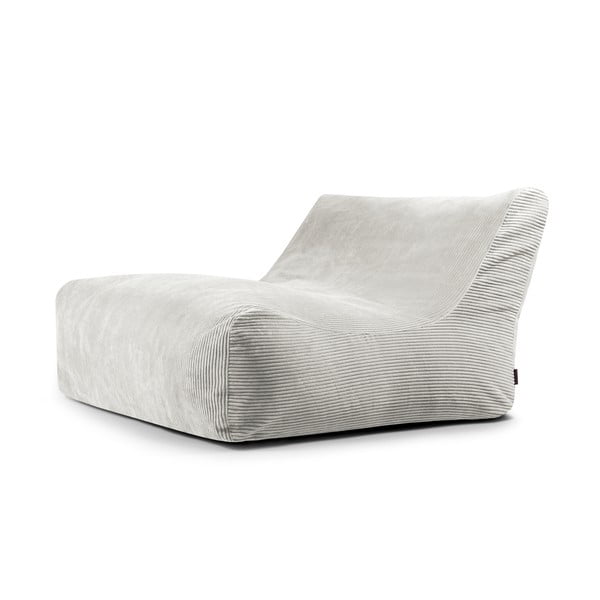 Krémszínű kordbársony babzsákfotel Sofa Lounge – SLOWDOWN