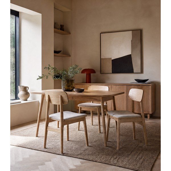 Bézs-natúr színű étkezőszék Livo – Unique Furniture-image-1