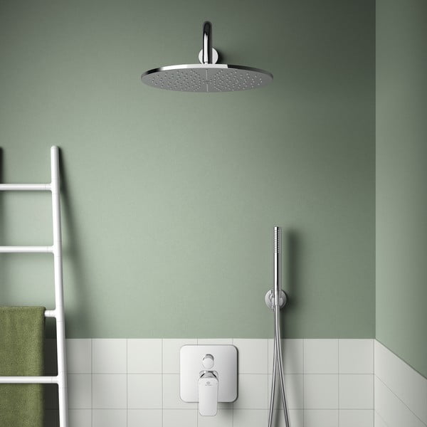 Fényes ezüstszínű csaptelep fürdőkádhoz, rejtett Ceraplan – Ideal Standard-image-1