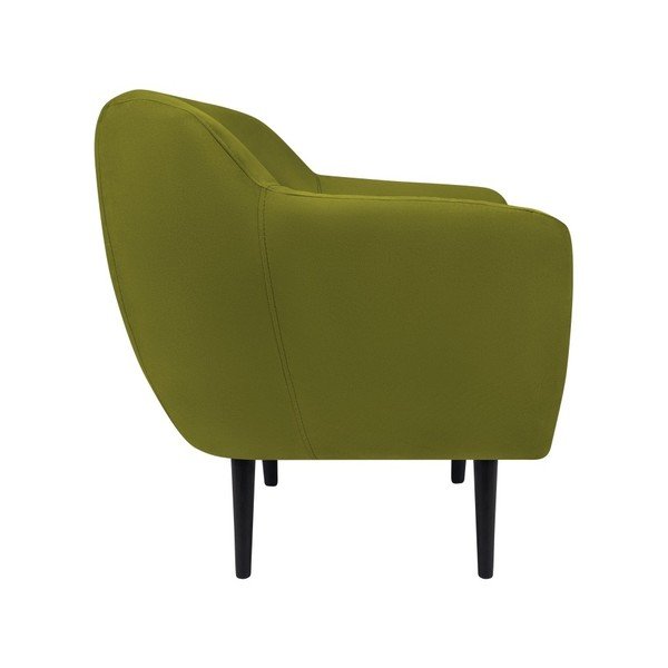 Toscane zöld bársony fotel - Mazzini Sofas-image-3