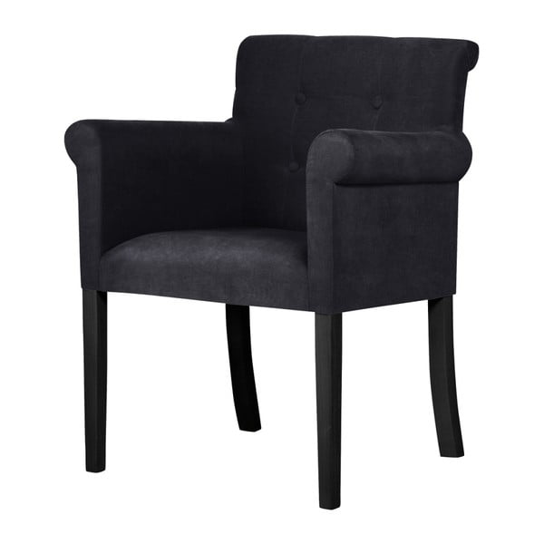 Flacon fekete bükk szék fekete lábakkal - Ted Lapidus Maison