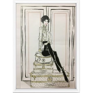 Chanel Suitcases kép, 30 x 20 cm - Piacenza Art