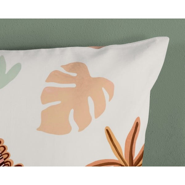 Barna-bézs pamut gyerek ágyneműhuzat babaágyhoz 100x135 cm Dino – Good Morning-image-3