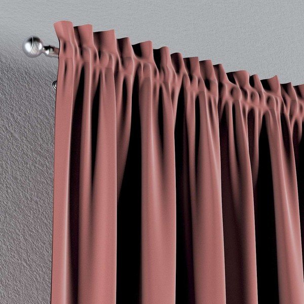 Rózsaszín függöny 260x130 cm Posh Velvet - Yellow Tipi-image-3