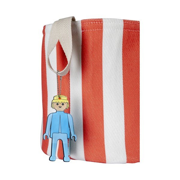Piros textil játéktároló kosár ø 30x28 cm Stripes – Playmobil-image-3