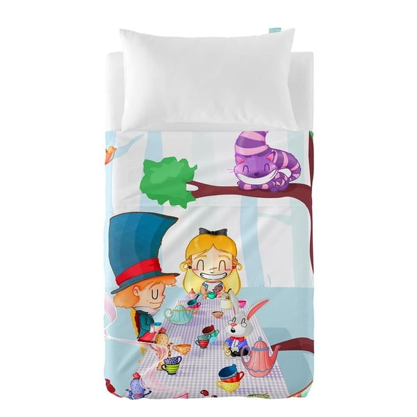 Wonderland gyermek párnahuzat és ágytakaró, 100 x 130 cm