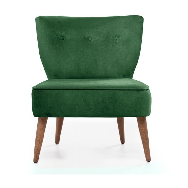 Molly zöld kárpitozott fotel - Balcab Home