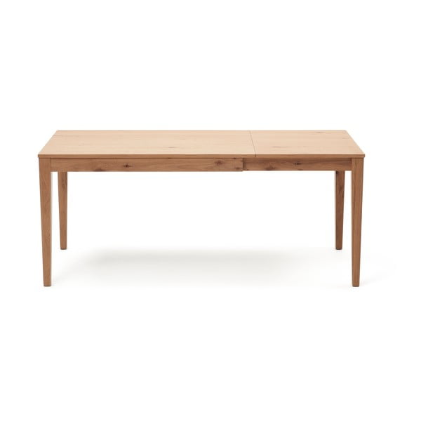 Bővíthető étkezőasztal hosszabbító asztallappal tölgyfa dekorral 80x120 cm Yain – Kave Home-image-4