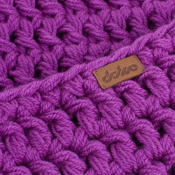 Lilo lila kézzel horgolt csősál - DOKE-image-1