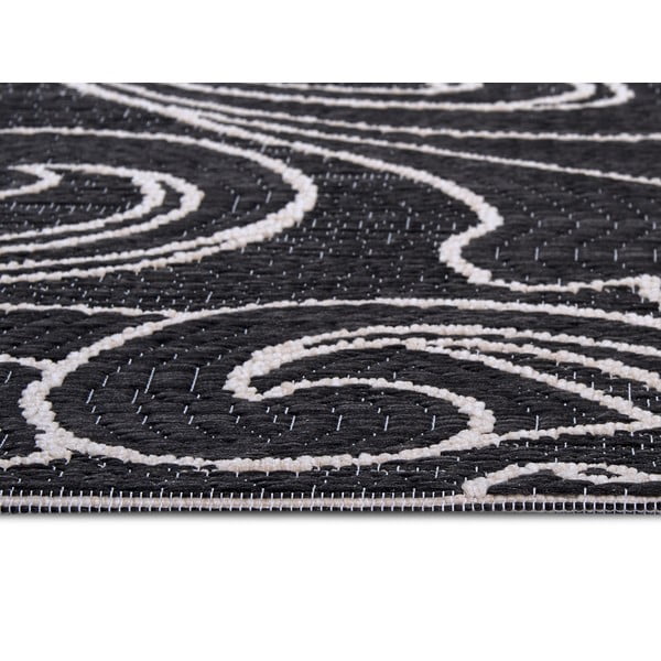 Fekete kültéri szőnyeg 194x290 cm Elina Black – Hanse Home-image-3