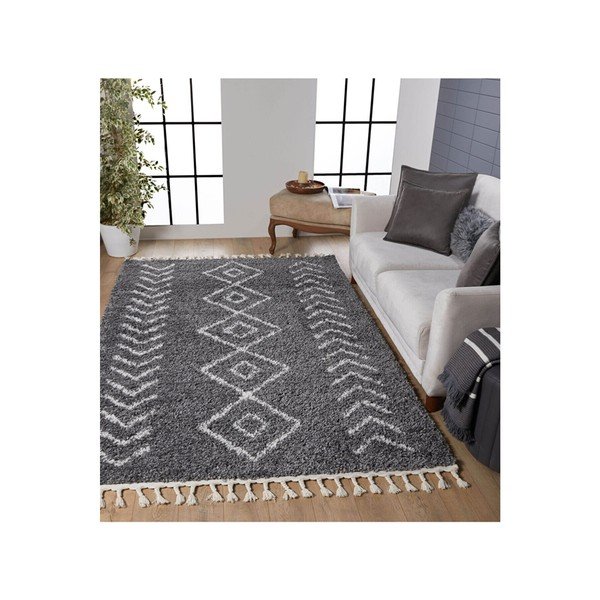 Szürke szőnyeg 170x120 cm Shaggy - Mila Home-image-1