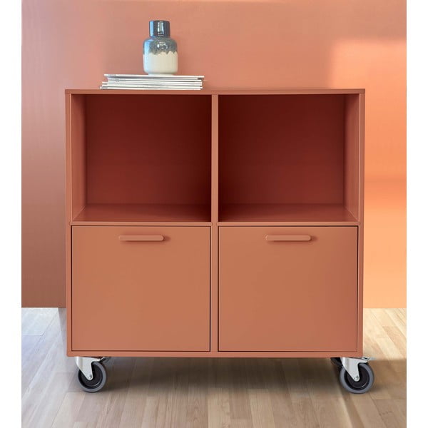 Keep by Hammel téglavörös gurulós komód-image-1