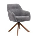 Szürke kárpitozott étkezőfotel szett 2 db-os Avola – Unique Furniture