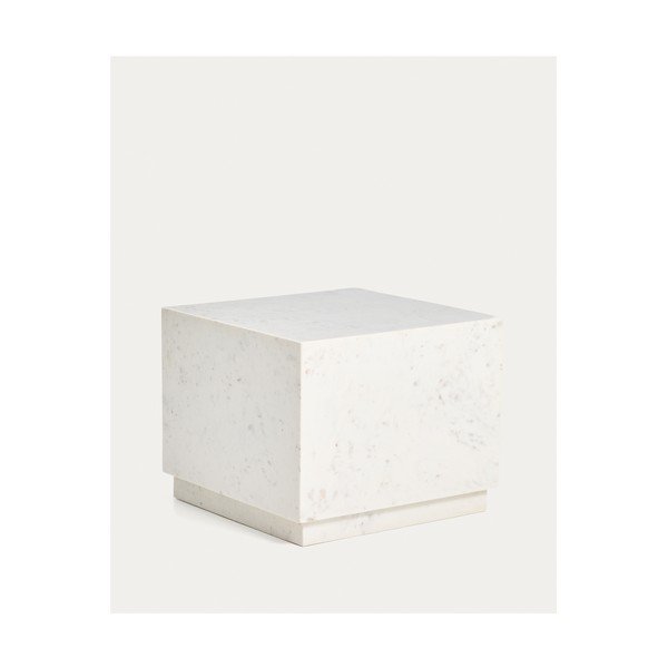 Márvány tárolóasztal 50x50 cm Sorein – Kave Home-image-2