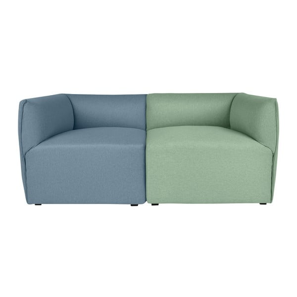 Ollo kék-zöld 2 személyes moduláris kanapé - Norrsken