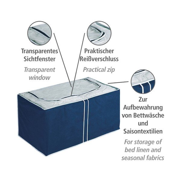 Ocean kék tároló, 48 x 53 cm - Wenko-image-2