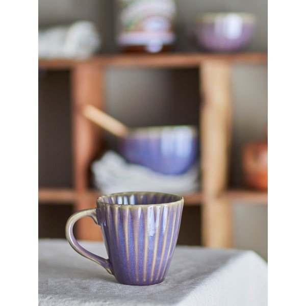 Sötétlila kőedény bögre 220 ml Latina – Bloomingville-image-1