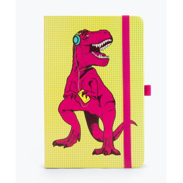 T-Rex sárga jegyzetfüzet, 190 oldal - Just Mustard