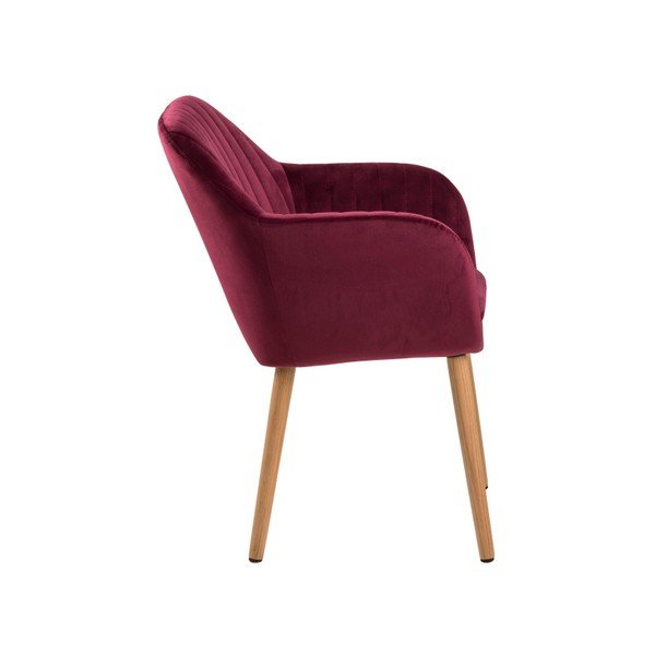 Emilia Vic borvörös étkezőszék - Actona-image-2