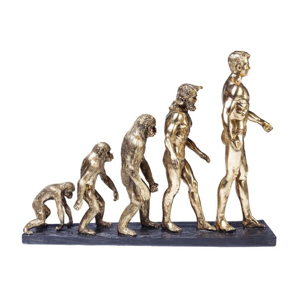 Evolution aranyszínű dekorációs szobor - Kare Design