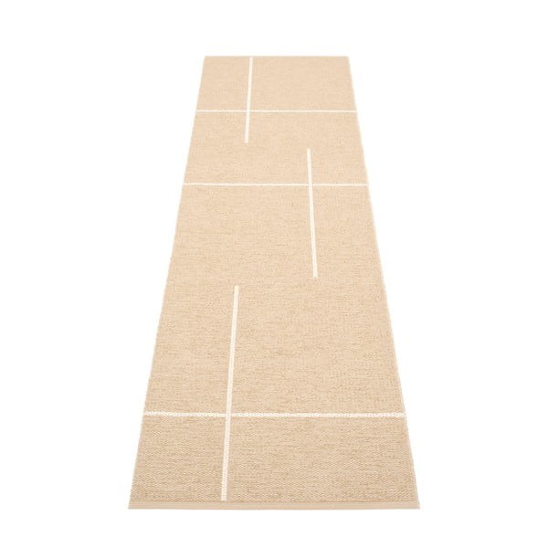 Bézs kültéri-beltéri futószőnyeg 70x270 cm Fred Beige – Pappelina