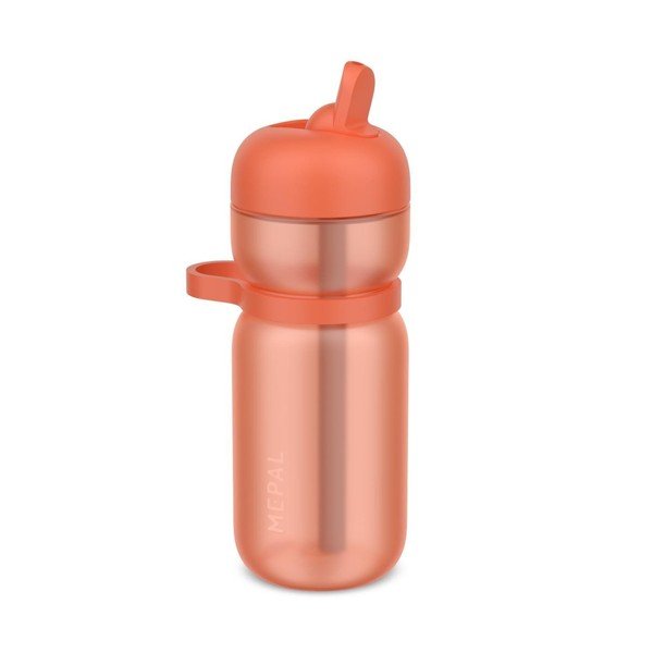 Barackszínű műanyag ivópalack 600 ml Active – Mepal