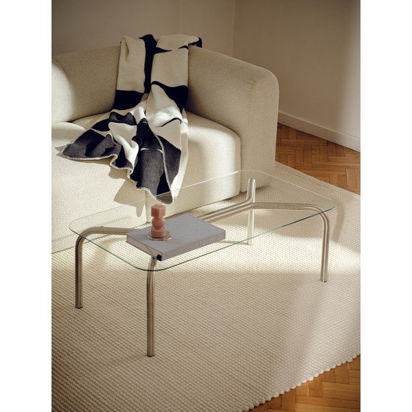 Fekete-krémszínű takaró 150x200 cm Tul – noo.ma-image-2