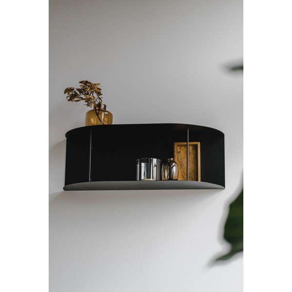 Sötétkék többszintes fém fali polc 60 cm Lina – noo.ma-image-2