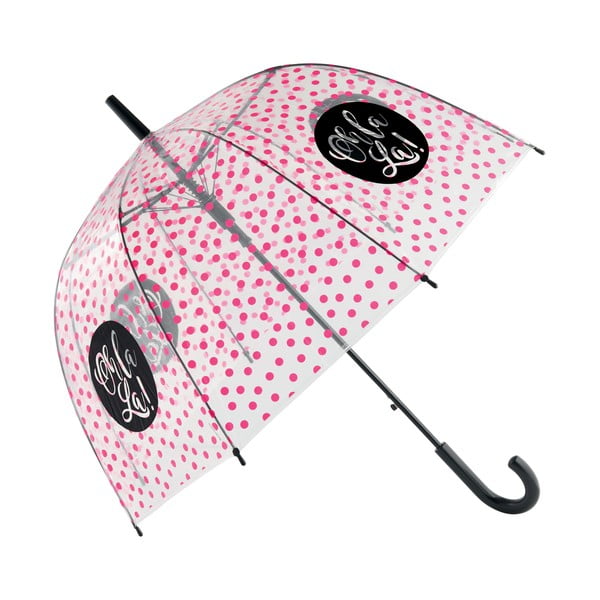 Birdcage Oh La La átlátszó esernyő, ⌀ 103 cm