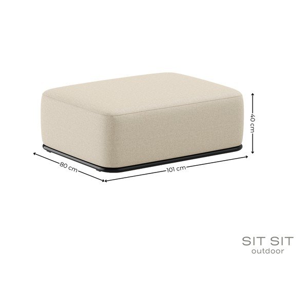 Bézs kerti lábtartó Straw – Sit Sit-image-4