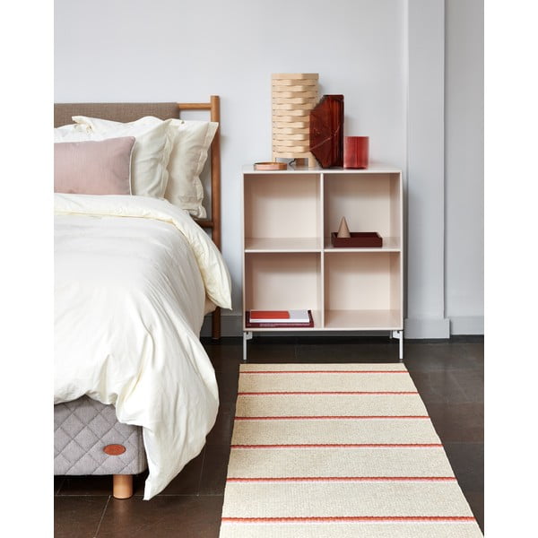 Téglavörös-krémszínű kültéri-beltéri szőnyeg 70x90 cm Olle Brick Cream – Pappelina-image-2