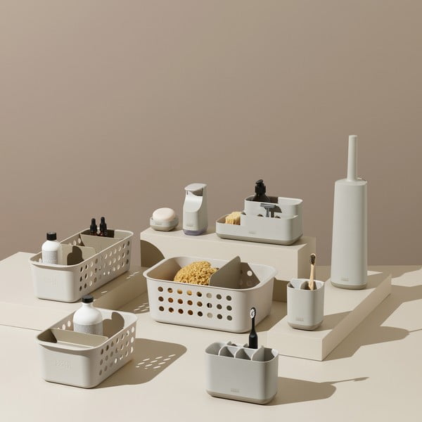 Bézs műanyag fogkefetartó állvány EasyStore – Joseph Joseph-image-3