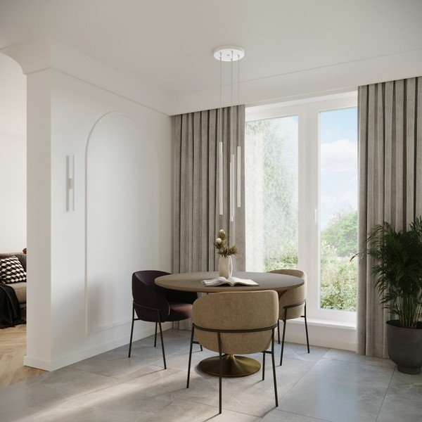 Fehér fém függőlámpa ø 25 cm Fideus – Sollux-image-1