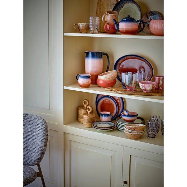 Kék-narancssárga kerámia leveses tálka szett 4 db-os 350 ml Tatum – Bloomingville-image-2