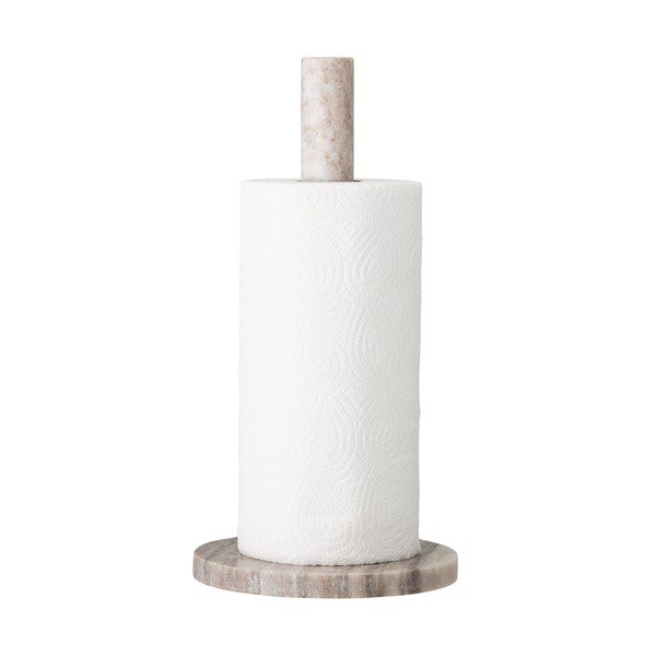 Natúr színű márvány papírtörlő tartó ø 15 cm Emy – Bloomingville-image-3