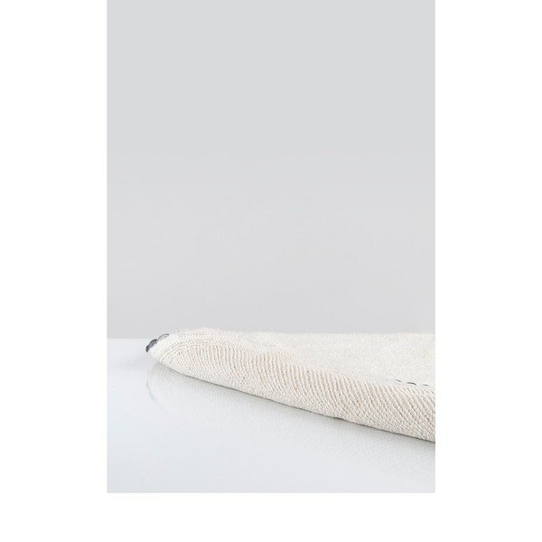 Ronan krémszínű pamut fürdőszobai kilépő, ø 90 cm - Irya Home Collection-image-2