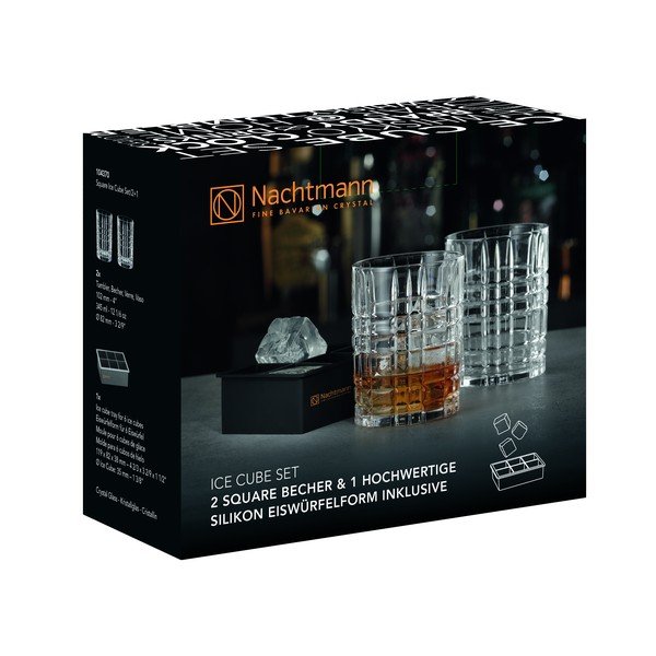 Whiskys pohár készlet 2 db-os 345 ml Square – Nachtmann-image-2