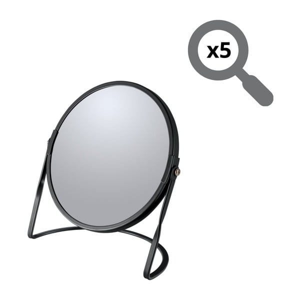 Kozmetikai nagyítós tükör (ötszörös nagyítás) ø 18 cm Akira – Spirella-image-2