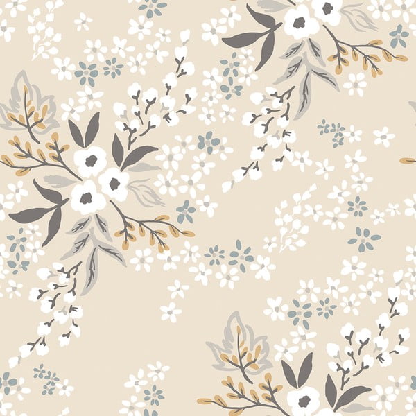 Gyerek tapéta 10 m x 50 cm Floral Constellation – Lilipinso