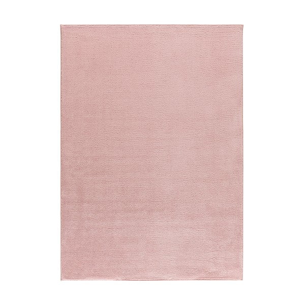 Rózsaszín mikroszálas szőnyeg 120x170 cm Coraline Liso – Universal
