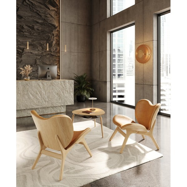 Tölgyfa mennyezeti lámpa fa búrával ø 49 cm Clava Up – UMAGE-image-3