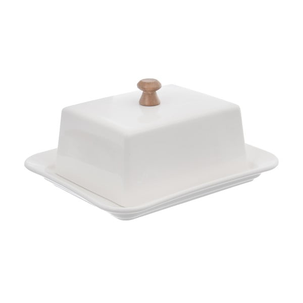 Whiteline fehér porcelán vajtartó - Orion