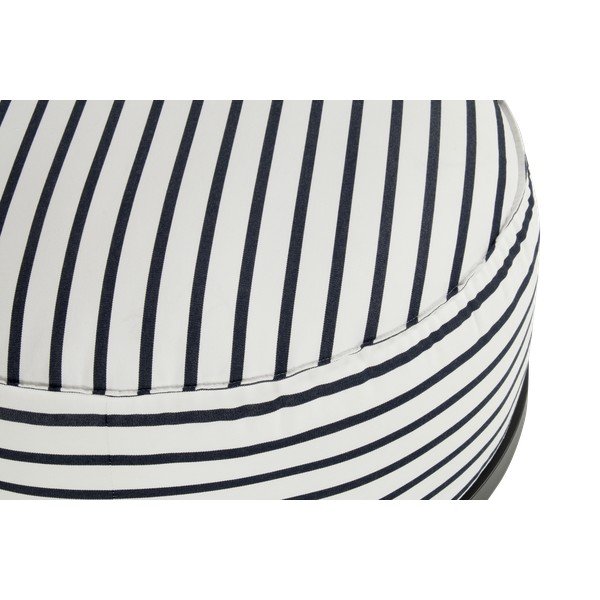 Fehér-kék sunbrella anyagú kerti puff Emma – Hartman-image-3