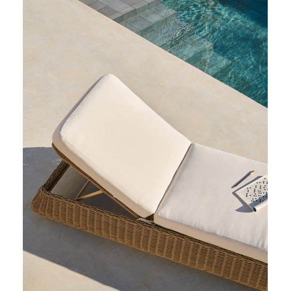 Téglavörös rattan állítható kerti napozóágy Meria – Kave Home-image-2