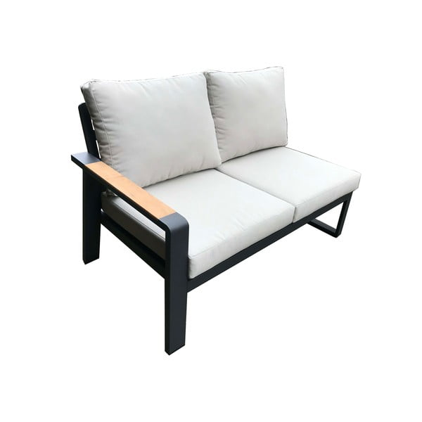 Szürke alumínium ötszemélyes kerti lounge szett Rotterdam – Rojaplast-image-4