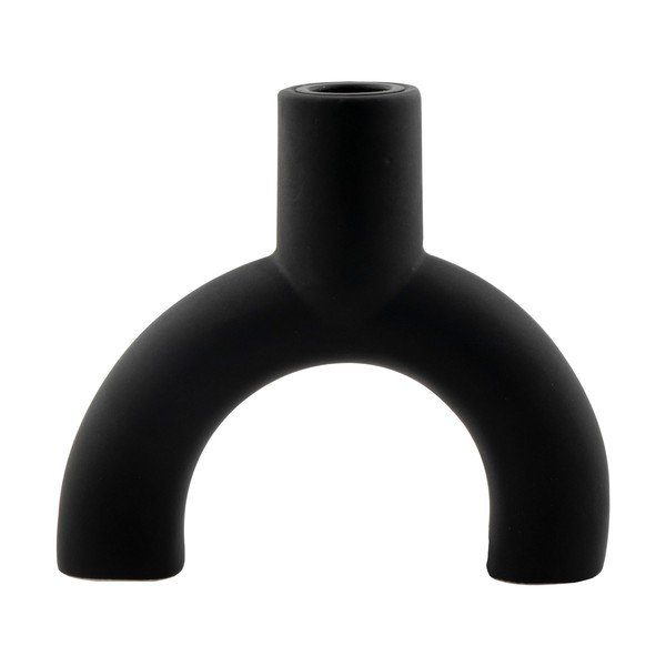 Fondo fekete üveg gyertyatartó - House Nordic-image-3