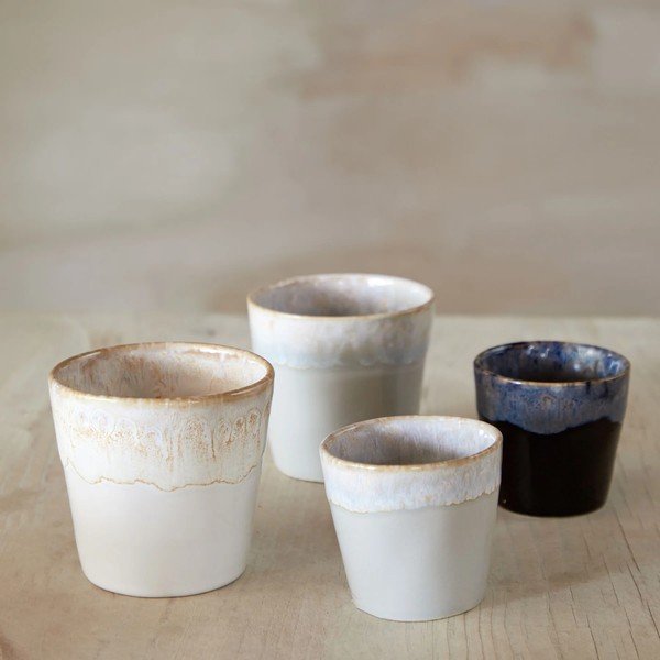 Fehér agyagkerámia eszpresszó csésze szett 8 db-os 210 ml Grespresso – Costa Nova-image-2