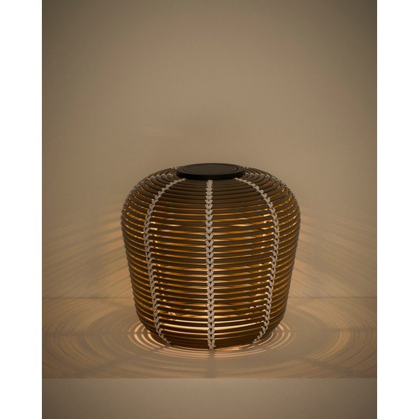 Napelemes-USB LED asztali-hordozható kültéri lámpa ø 35 cm Garoina – Kave Home-image-3